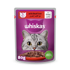 Whiskas Beef Liver In Gravy 1x80gm