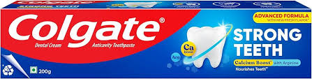 COLGATE STRONG TEETH TOOTHPASTE 200GM