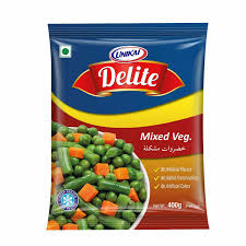 Delite Natural Frozen mixed veg. 400g