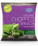 Emborg Organic Chopped Spinach-400g
