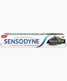 SENSODYNE NATURAL WHITE CHARCOAL 1X75ML