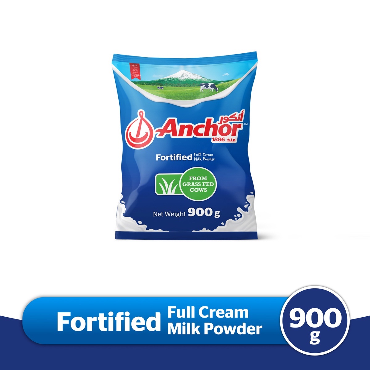 Anchor Full Cream Milk Powder Pouch 900 gm