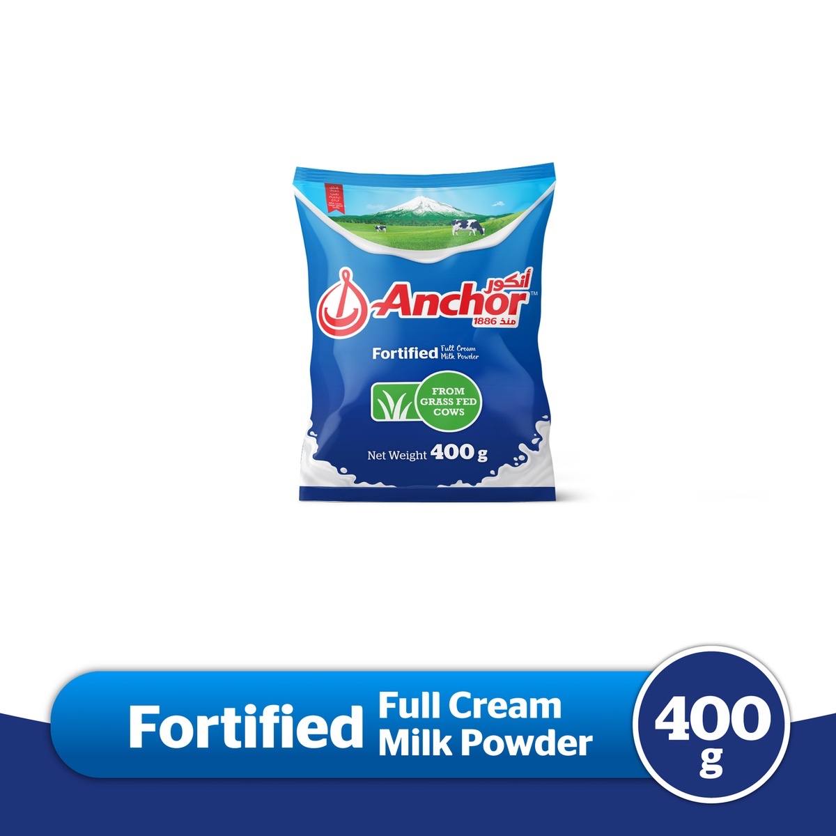 Anchor Full Cream Milk Powder Pouch 400 gm