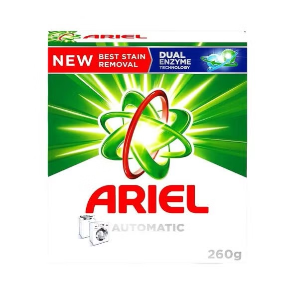 Ariel Detergent Powder 
Front & Top Load 
260 gm