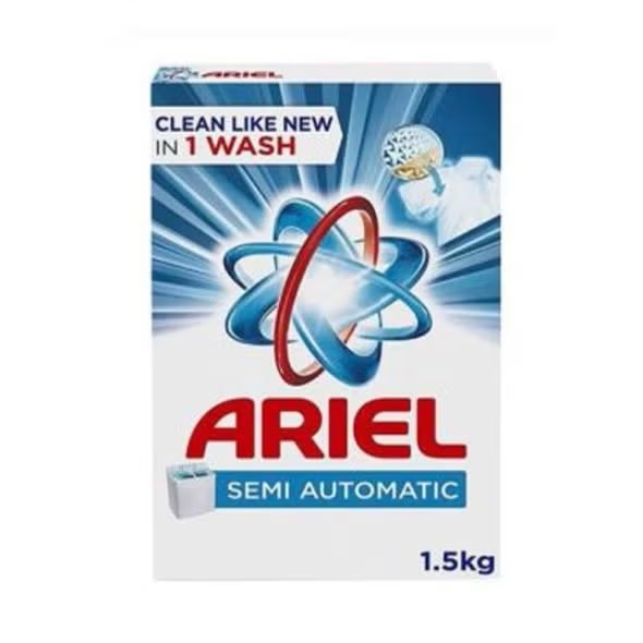 Ariel Concentrated Semi-Automatic Detergent Powder For Top Load 1.5KG