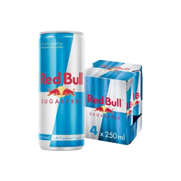 Red Bull Sugar Free Energy Drink 250ml x 4