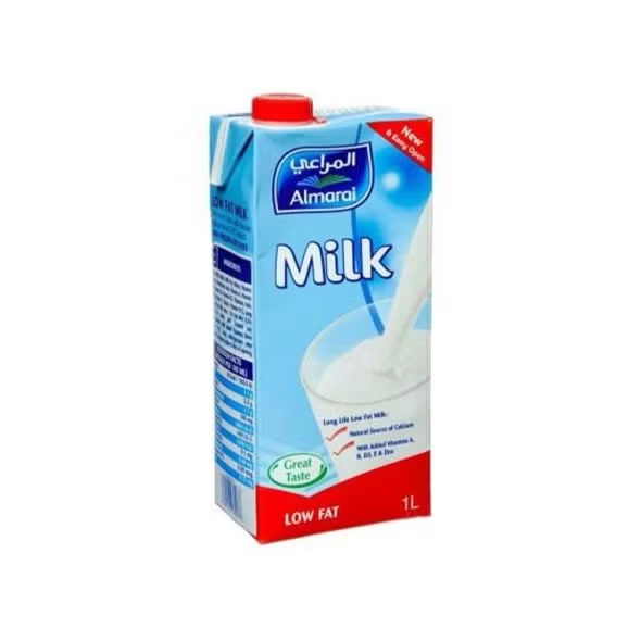 Almarai Low Fat Milk With Vitamin 1L