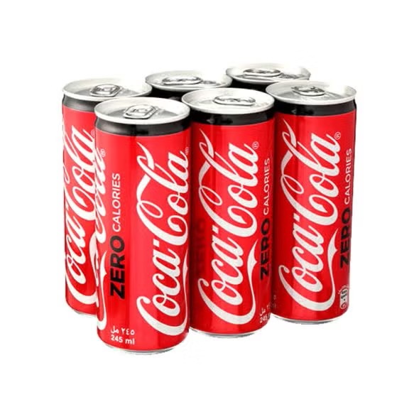 Coca Cola Zero 6 x 245 ml / pack