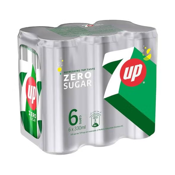 7Up Free 6 × 330ml / pack