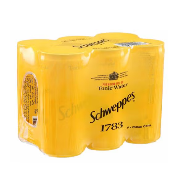 Schweppes tonic water 6 × 250 ml / pack