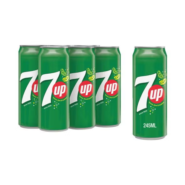 7up 6 × 245 ml / pack