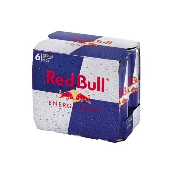Red Bull energy drink 6 x 250 ml / can