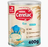 Nestle Cerelac Rice 0-6 Months/400g