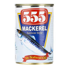 555 Mackeral Salmon Style in Natural oil 425 g