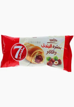 7 Days Jumbo Hazelnut Cocoa Cream Filling Croissant 100g