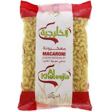 Al Khaleeja Macaroni Durum Wheat Semolina 3 × 400g