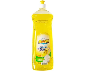 Boom Dishwash Liquid Lemon 1000ml