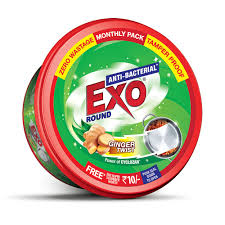 Exo Anti-Bacterial Round Dish Wash Bar 250g