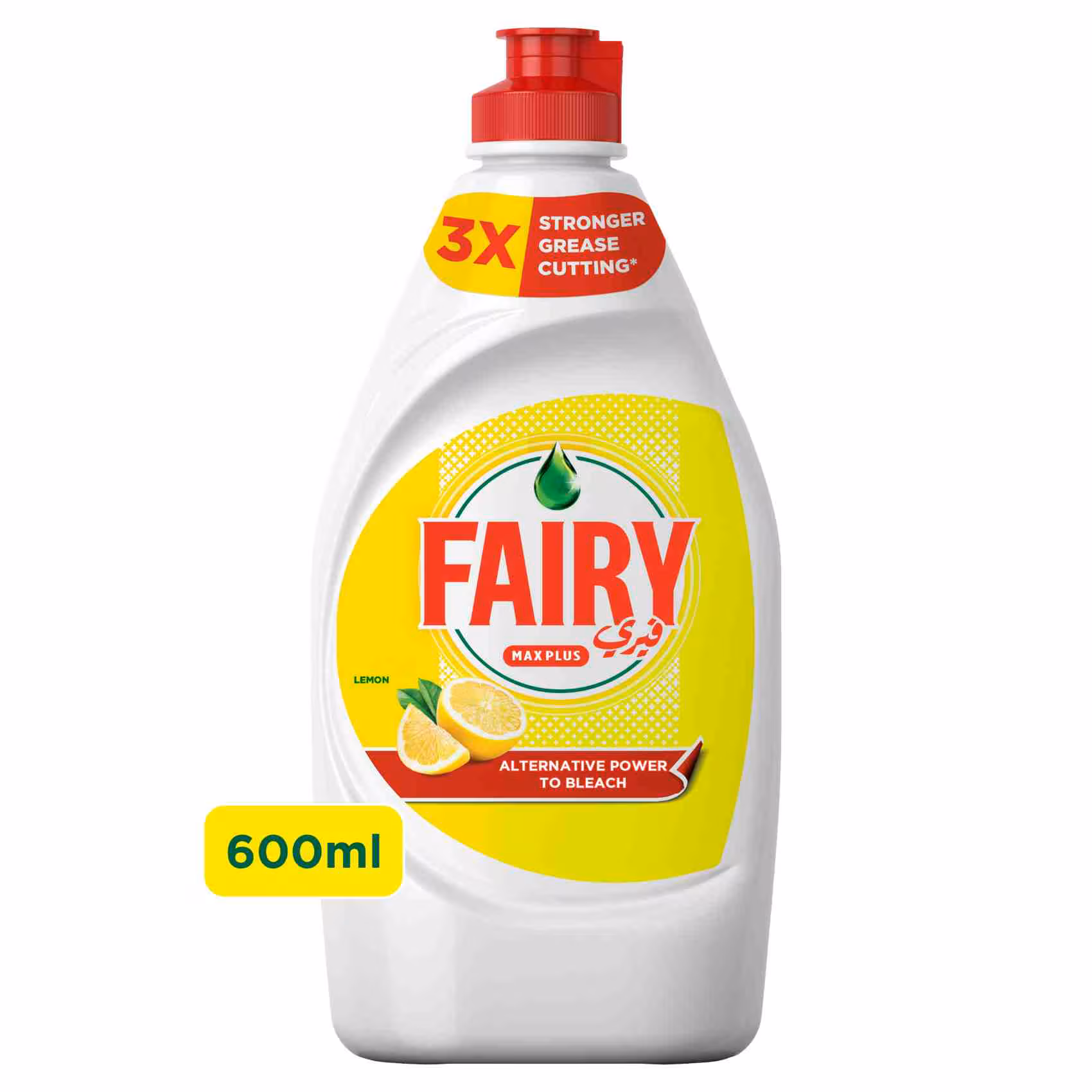 Fairy Max Plus Lemon Liquid 600ml