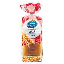 Lusine Sliced White Bread 600g