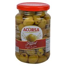 ACORSA OLIVES GREEN PLAN WHOLE 350GM