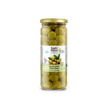 FARM FRESH GREEN WHOLE OLIVES 465GM