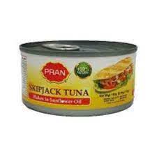 Pran Skipjack Tuna in Sunflower Oil 1 x 185 Gm