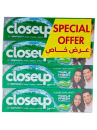 CLOSEUP GREEN ANTI BACTERIAL FRESH 1X75ML