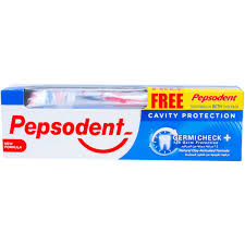 PEPSODENT GERMICHECK BRUSH FREE 150GM