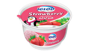 IGLOO ICE CREAM CUP STRAWBERRY 125ML