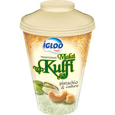 IGLOO MALAI KULFI PISTACHIO & CASHEW 140ML