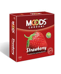 Moods Condoms Strawberry 3 Nos
