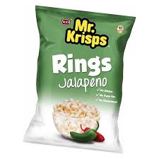 Mr. Krisps Rings Jalapeno 80g