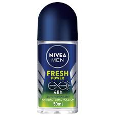 Nivea Men Fresh Power Antibacterial Roll On 50ml