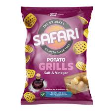 Safari Salt and Vinegar Flavoured Potato Grills 60gm