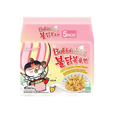 Samyang Buldak Cream Carbonara Hot Chicken Flavor Ramen 5x140g