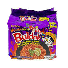 Samyang Buldak Habanero Lime Hot Chicken Flavor Ramen 5x135g