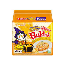 Samyang Buldak Quattro Cheese Hot Chicken Flavor Ramen 5x145g