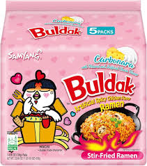 Samyang Carbonara Buldak Hot Chicken Flavor Ramen 5x130g