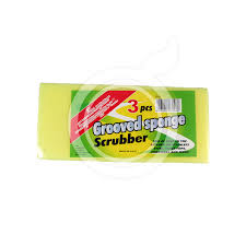 Super Spongex Grooved 3 Sponge Scourer