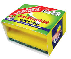Super Spongex Anti Microbial Grooved Sponge Scourer