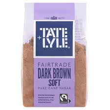 Tate LyLe Fairtrade Dark Brown Soft Pure Cane Sugar 500g