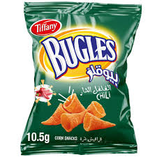 Tiffany Bugles Chili Corn Snacks 10.5g