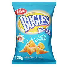 Tiffany Bugles Ketchup Corn Snacks 125g