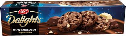 Tiffany Delights Triple Chocolate Biscuits 90 g