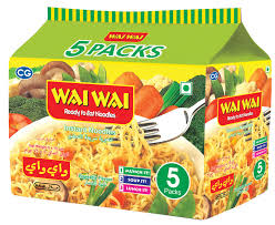 Wai Wai Vegetable Noodles 5x75g