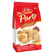 Gastone Lago Party Mini Wafers Nocciola 125g