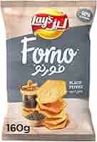 Lays For Black Pepper Potato Chips 160 gm