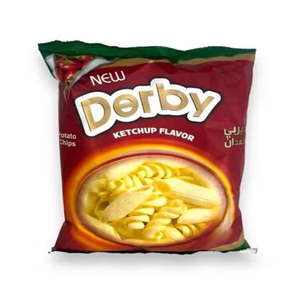 Derby Ketchup Small Chips 16gm