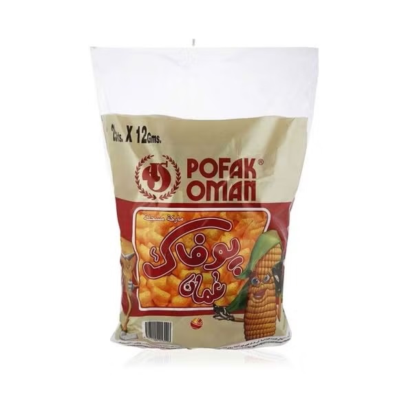 Pofak Oman Corn Curls 12gm
